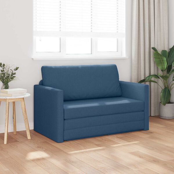 vidaXL Sovesofa 110cm Bl&aring; Stof