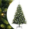 vidaXL Kunstig Hengende Juletr&aelig; 300 LEDs Gr&oslash;n 180 cm PVC og PE