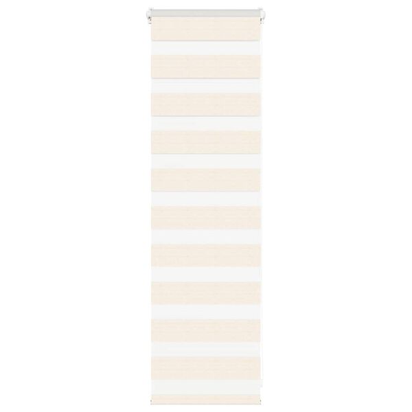 vidaXL zebragardin marmorbeige 50x100 cm stofbredde 45,9 cm polyester