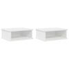 vidaXL Sengebord 2 pcs Hvid 40 x 31 x 15 cm Konstrueret tr&aelig;