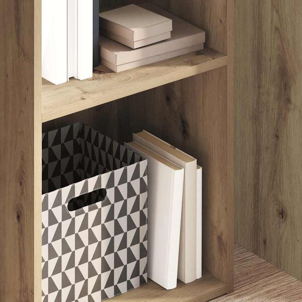 vidaXL bogreol 40x30x152 cm konstrueret tr&aelig; gammelt eg