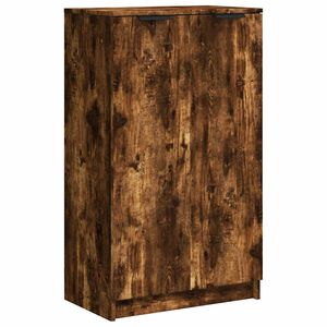 vidaXL skoskab 59x35x100 cm konstrueret tr&aelig; r&oslash;get egetr&aelig;sfarve