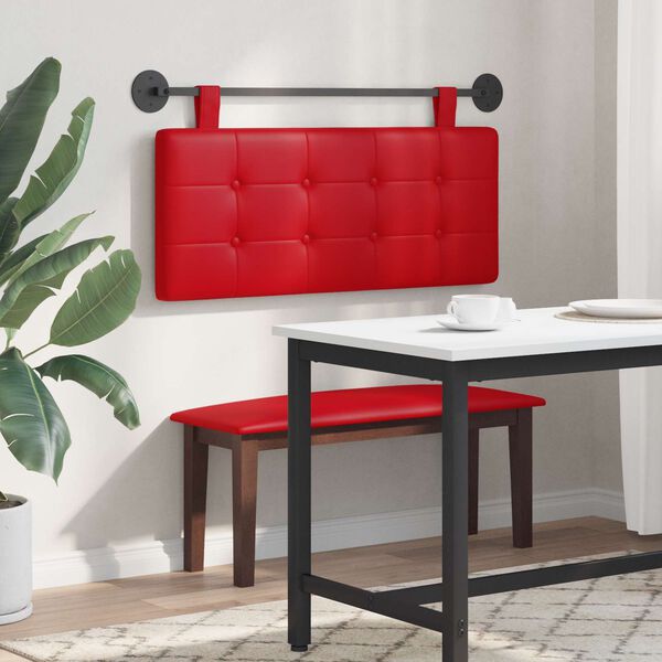 vidaXL H&aelig;ngende Hovedgavl V&aelig;gmonteret Faux l&aelig;der