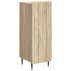 vidaXL Sideboard Sonoma-eg 34,5 x 33 x 92 cm Konstrueret tr&aelig;