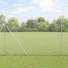 vidaXL Hegnsp&aelig;l S&oslash;lv 50 x 1,5 m (13 mm net) St&aring;l