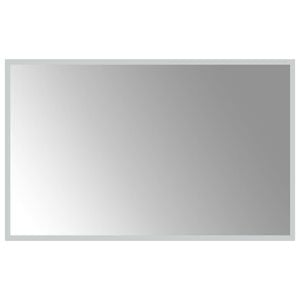 vidaXL badev&aelig;relsesspejl med LED-lys 50x80 cm