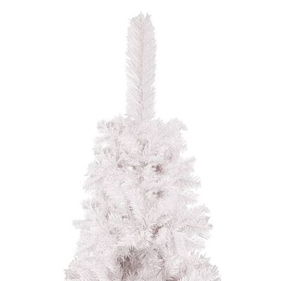 vidaXL smalt juletræ med lys 240 cm hvid