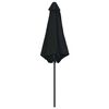 vidaXL haveparasol med aluminiumstang 270x246 cm sort