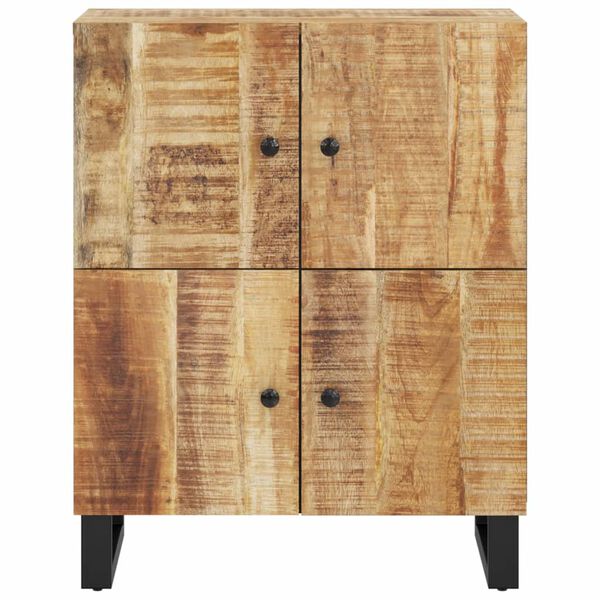 vidaXL skænk med 4 låger 60x33x75 cm massivt mangotræ