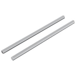 vidaXL Gevind Stang 2 pcs S&oslash;lv 6 x 135 mm St&aring;l