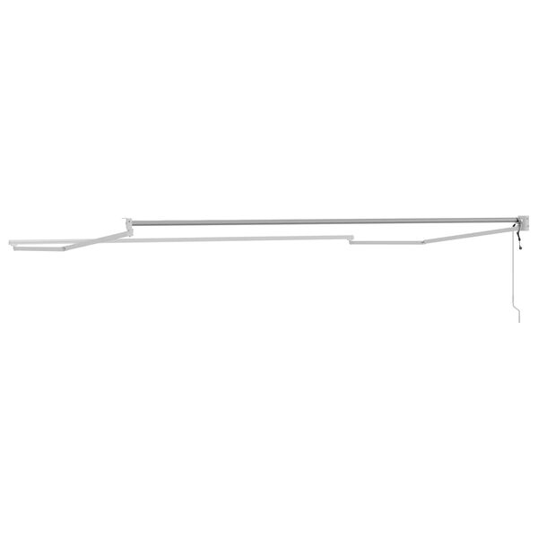 vidaXL Elektrisk Utr&aelig;kkelig Markiseramme Hvid 4 x 2 m Aluminium