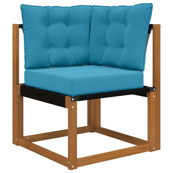 vidaXL Udend&oslash;rs Sofa Pude 3 pcs Kongelig bl&aring; Polyester