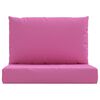 vidaXL pallehynder 2 stk. oxfordstof pink