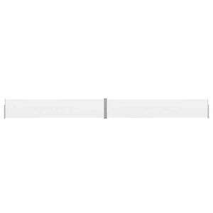 vidaXL sammenrullelig sidemarkise til terrassen 140x1200 cm creme