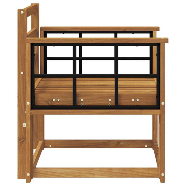 vidaXL Udend&oslash;rs sofa Massivt Akacietr&aelig; Naturfarvet