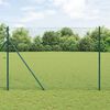 vidaXL Hegnsp&aelig;l Gr&oslash;n 10 x 1,6 m (25 x 25 mm mesh) St&aring;l og PVC