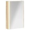 vidaXL Badev&aelig;relsesspejlskab Sonoma eg 33 x 11,5 x 50 cm