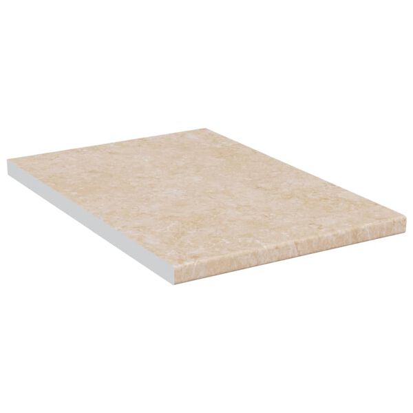 vidaXL k&oslash;kkenbordplade 40x60x2,8 cm sp&aring;nplade marmoreffekt beige