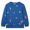 Sweatshirt til b&oslash;rn str. 140 m&oslash;rk bl&aring;meleret