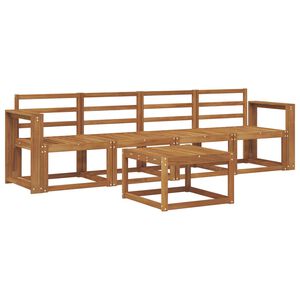 vidaXL Udend&oslash;rs sofagruppe 5 pcs Naturfarvet