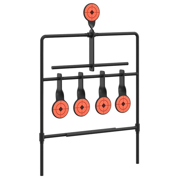 vidaXL Reetablering mål Sort 40 x 34 x 53 cm Stål