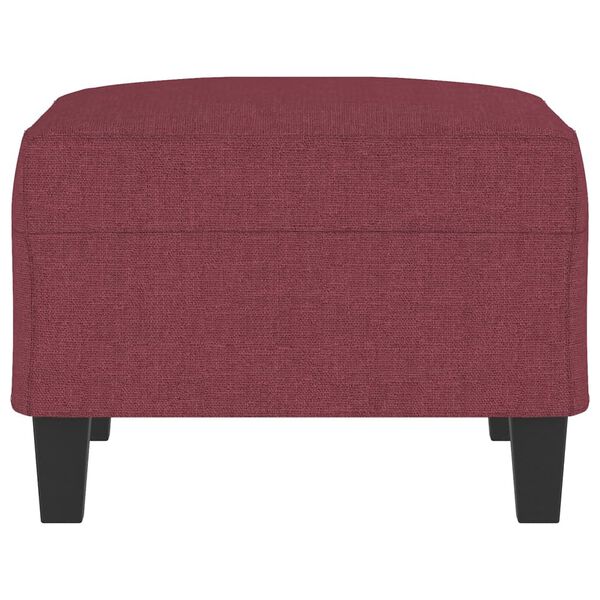 vidaXL fodskammel 70x55x41 cm stof vinr&oslash;d