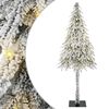 vidaXL Juletr&aelig; med 300 LED'er med stativ Hvid 210 cm PE og St&aring;l