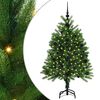vidaXL Juletr&aelig; med 150 LED'er med stativ Gr&oslash;n 120 cm PE