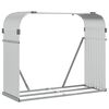vidaXL br&aelig;ndestativ 120x45x100 cm galvaniseret st&aring;l s&oslash;lvfarvet