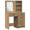 vidaXL Kl&aelig;deskab 2 pcs Brun 50 x 41 x 135 cm Konstrueret tr&aelig;