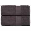 vidaXL vaskeklude FROGN 2 stk. antracit 15x21 cm 360 g/m&sup2;