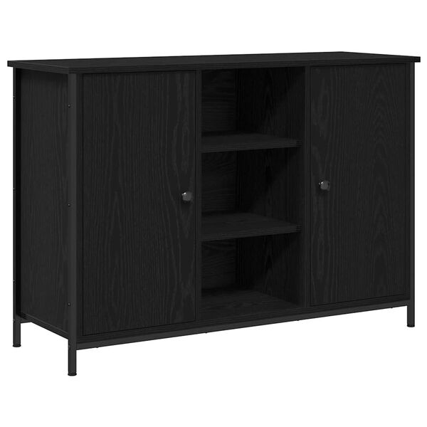 vidaXL Sideboard Sort eg 100 x 35 x 70 cm