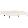vidaXL Platform sengestel Creme 180 x 200 cm Stof