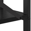 vidaXL Bogreol Sort eg 80 x 30 x 85 cm Konstrueret tr&aelig;