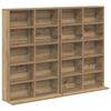 vidaXL CD Skab 2 stk. Artisan-eg 65 x 23,5 x 97,5 cm Konstrueret tr&aelig;