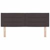 vidaXL Hovedg&aelig;rde M&oslash;rk Brun 144 cm Stof