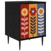 vidaXL Natskab ESSEN Sort eg 36 x 33 x 51 cm Konstrueret tr&aelig;