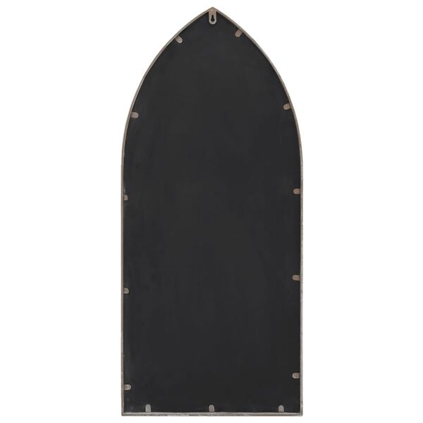 vidaXL havespejl 100x45 cm jern sandfarvet