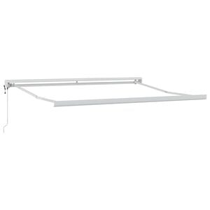 vidaXL Markiseramme Hvid 300 x 250 cm Aluminium