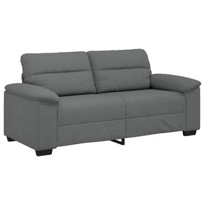 vidaXL 2-personers sofa 180x81x84 cm stof m&oslash;rkegr&aring;