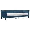 vidaXL daybed med madras 80x200 cm velour bl&aring;