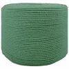 vidaXL Bomulds Snor 10 stk. 2 mm 100 m Gr&oslash;n 100% Bomuld