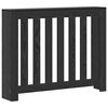 vidaXL Radiatorcover Sort eg 104 x 20 x 82 cm Konstrueret tr&aelig;