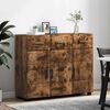 vidaXL Sideboard FLORIN R&oslash;get eg 88,5 x 30,5 x 73 cm Konstrueret tr&aelig;