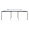 vidaXL pavillon 600x298x270 cm 180g/m² hvid