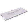 vidaXL indbygget h&aring;ndvask 101x39,5x18,5 cm keramisk hvid