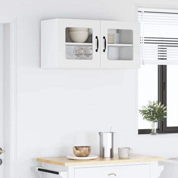 vidaXL K&oslash;kkenskab Hvid 80 x 31 x 40 cm Konstrueret tr&aelig;