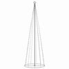 vidaXL lysende juletr&aelig; 100x300 cm 330 LED'er farverigt lys
