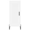 vidaXL skab 34,5x34x180 cm konstrueret tr&aelig; hvid