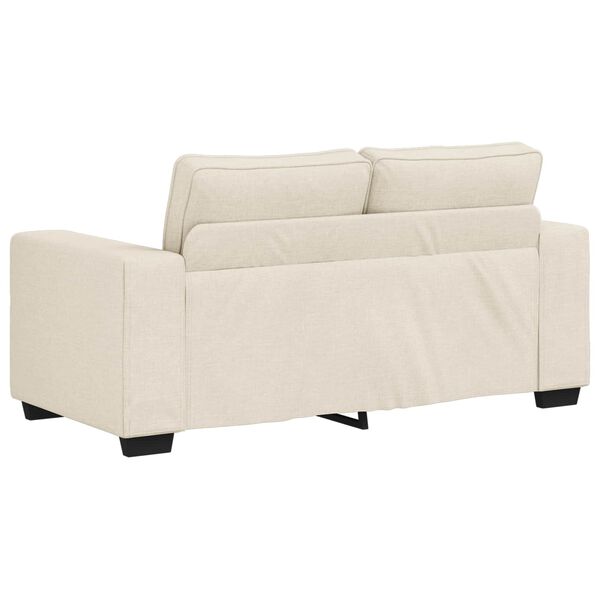 vidaXL | Sofa | med pude med pude Beige 160 x 77 x 82 cm Linned